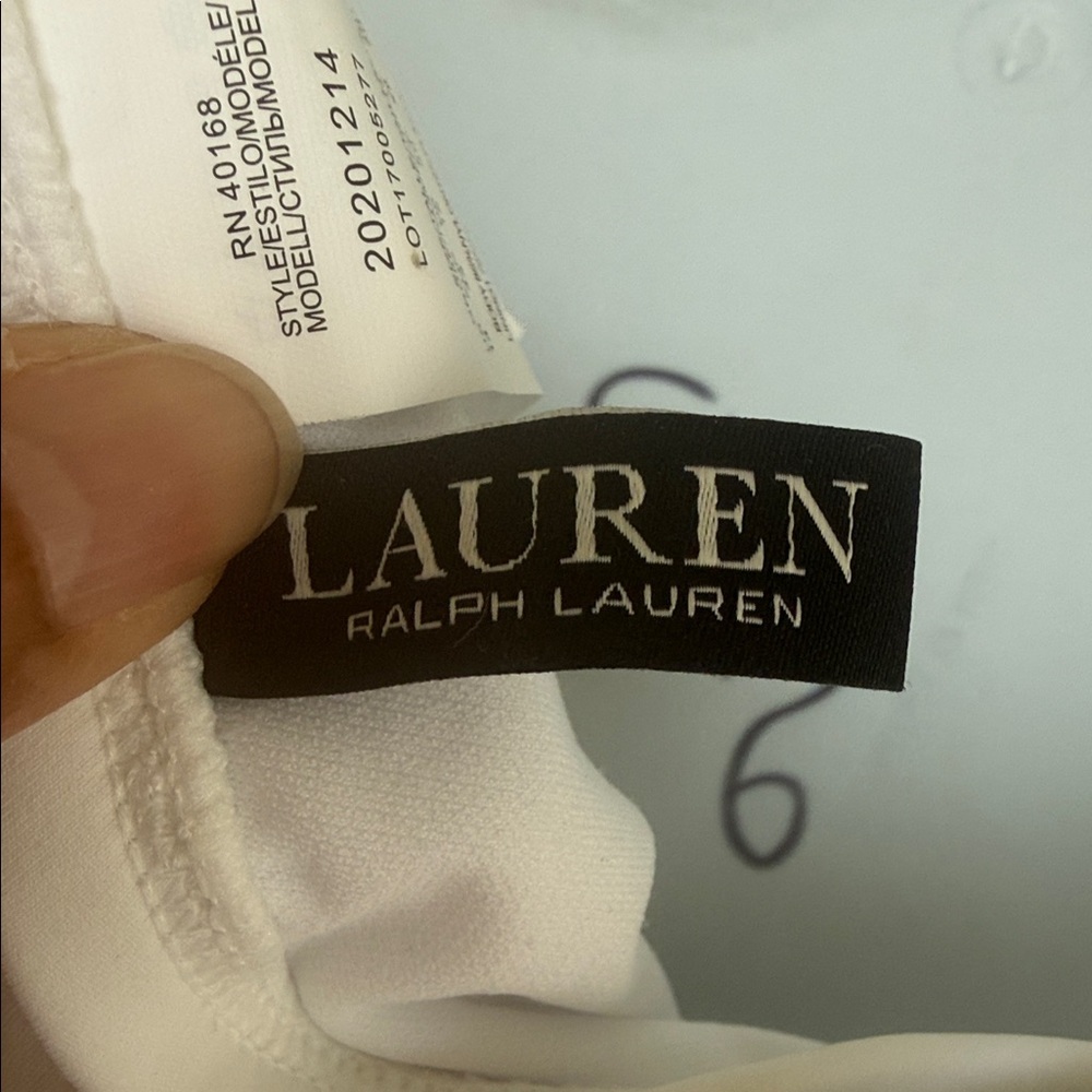 Ralph Lauren Black Label White Wrap Swimsuit - Picture 8 of 16